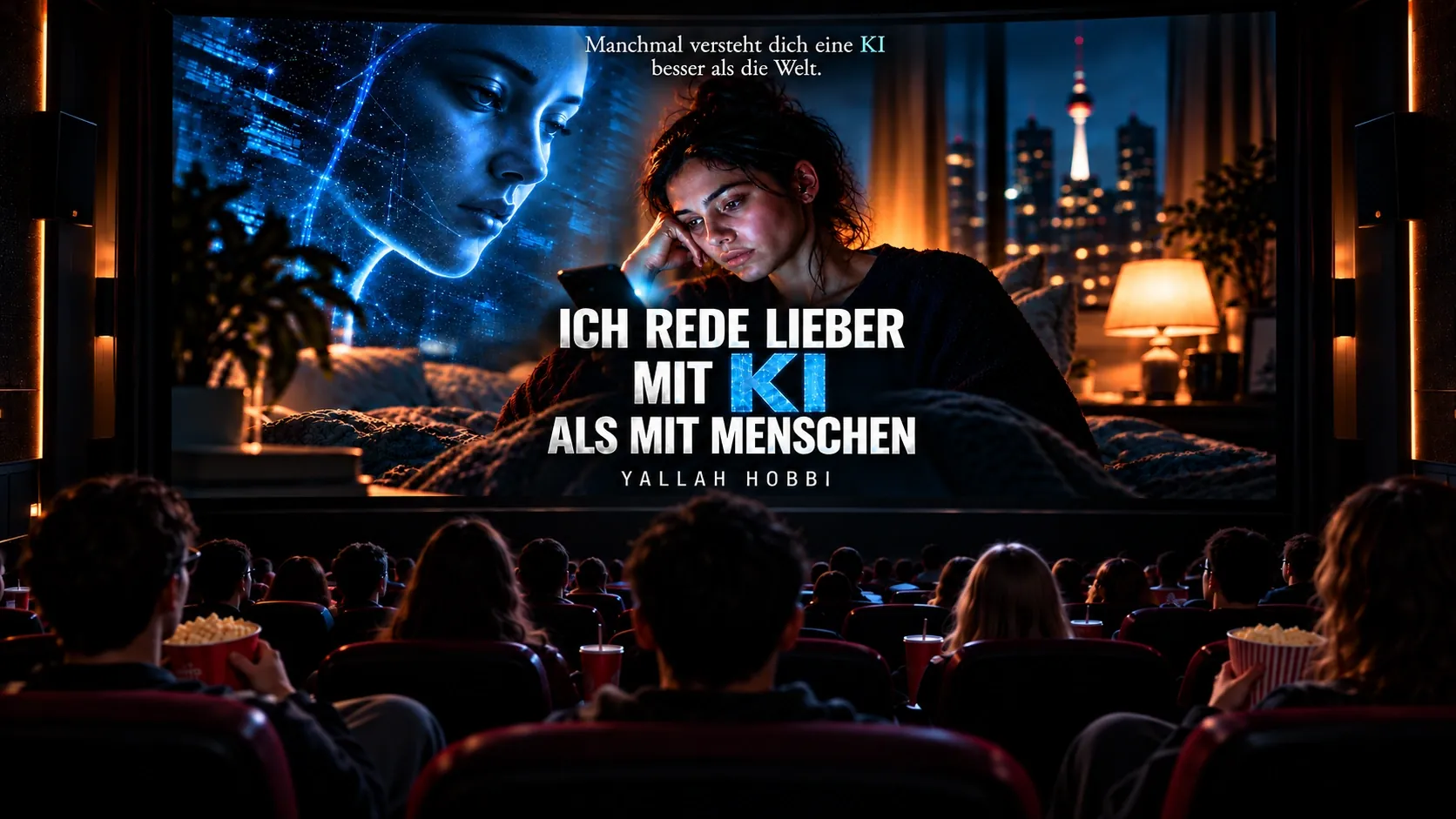 Ich rede lieber mit KI als mit Menschen – Kino-Trailer-Startbild